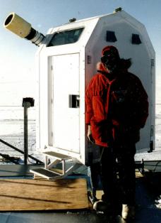 Environmentally Controlled Portable Astronomical Observatory: Set up at the Amundsen-Scott South Pole Research Station.